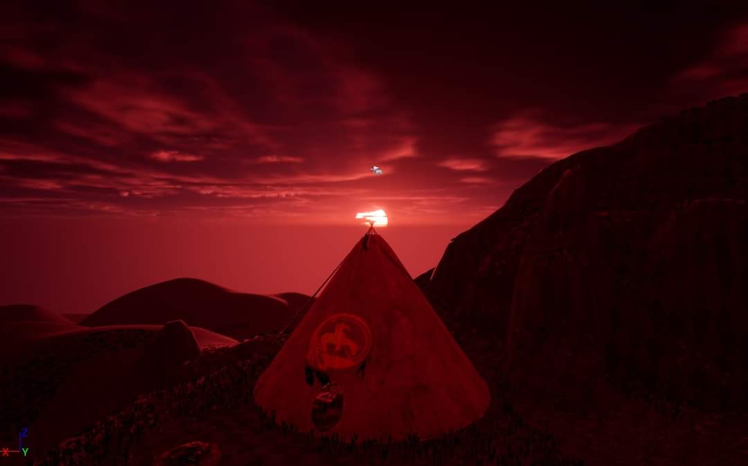 Sun Over Tipi